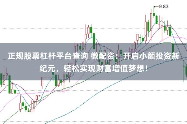正规股票杠杆平台查询 微配资：开启小额投资新纪元，轻松实现财富增值梦想！