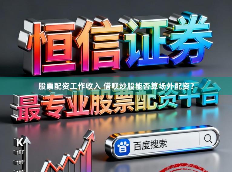 股票配资工作收入 借呗炒股能否算场外配资？