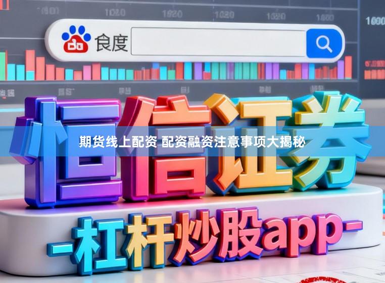 期货线上配资 配资融资注意事项大揭秘